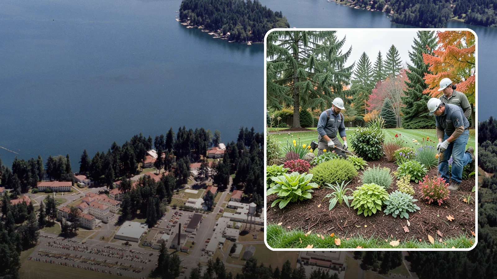 Rain Garden Installation in Lakewood, Pierce County, WA - Beautiful rain gardens that capture and filter stormwater runoff while adding habitat and color.