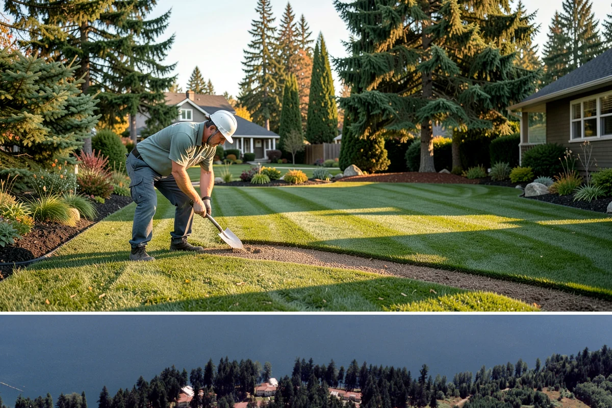 Rain Garden Installation in Lakewood, Pierce County, WA - Best built and planted spring or fall.