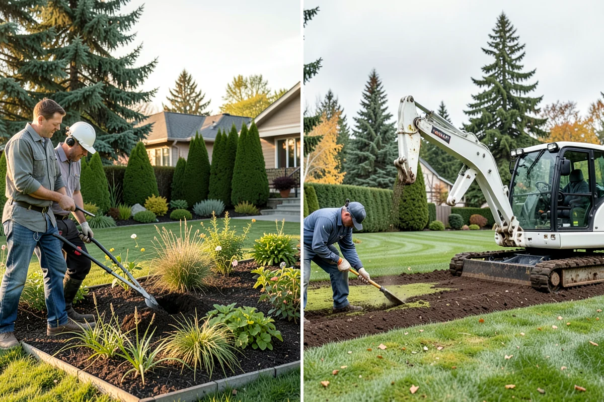 Rain Garden Installation in Maple Valley, King County, WA - Assess runoff sources and site