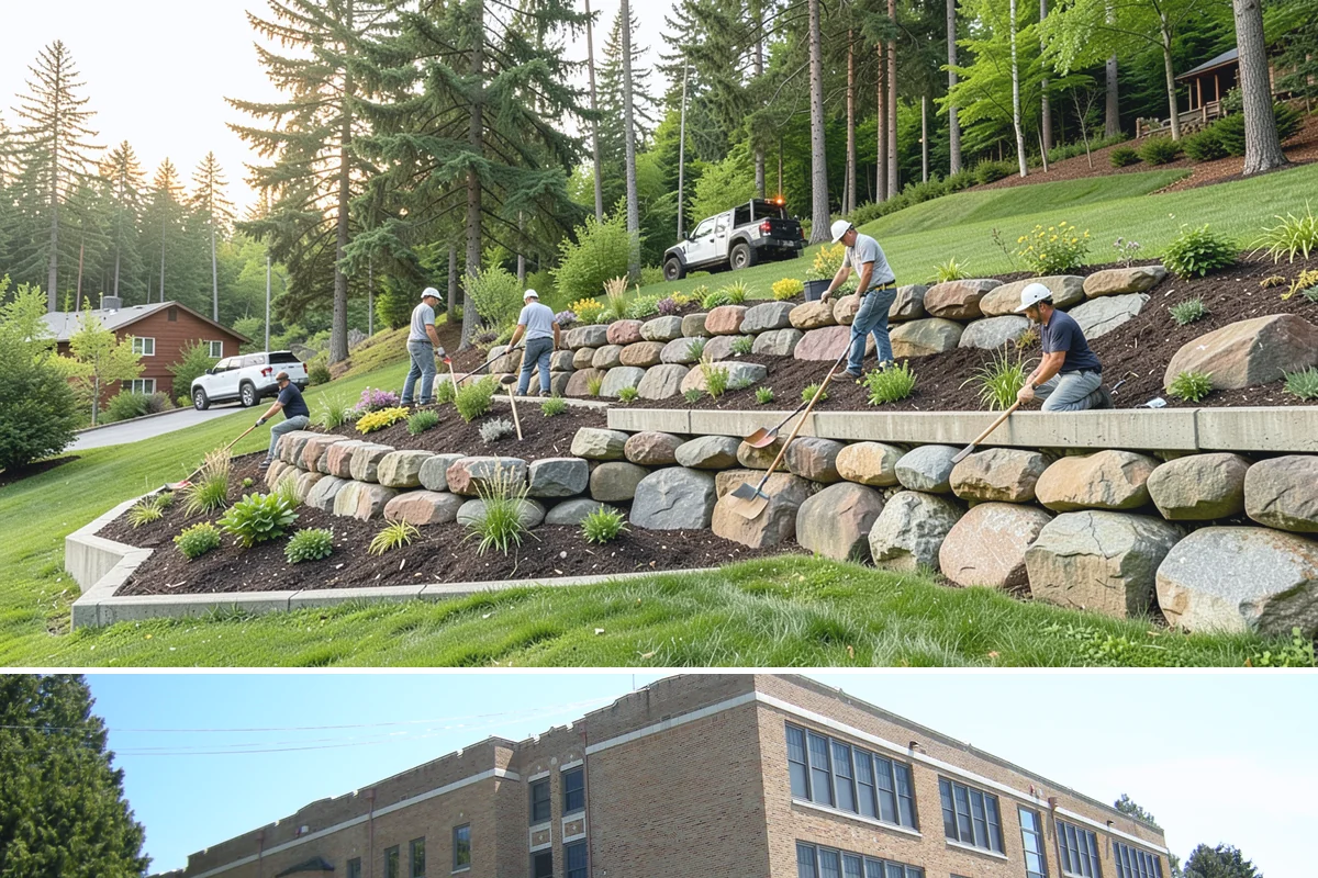 Rain Garden Installation in Maple Valley, King County, WA - Best built and planted spring or fall.