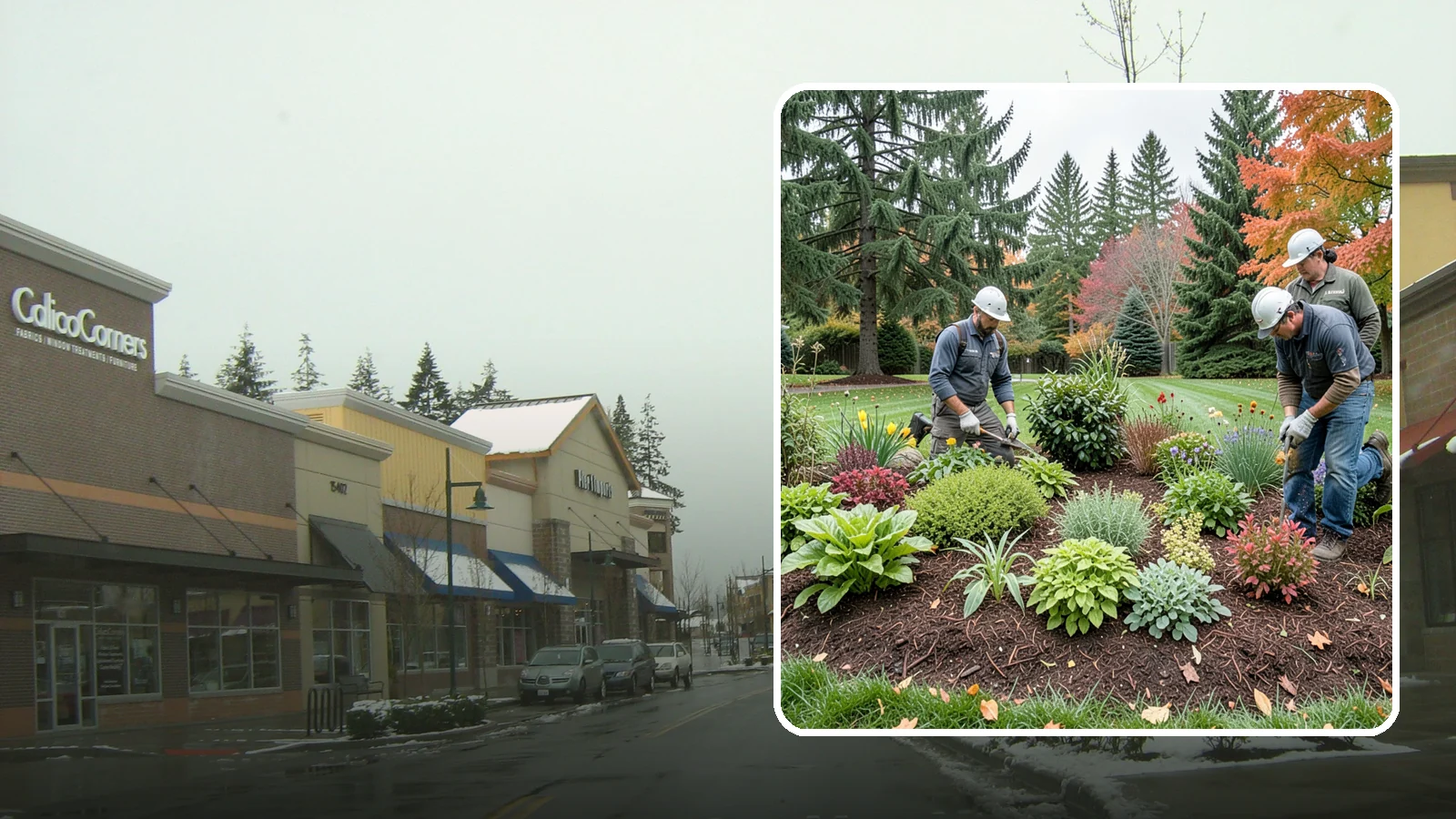 Rain Garden Installation in Mill Creek, Snohomish County, WA - Beautiful rain gardens that capture and filter stormwater runoff while adding habitat and color.