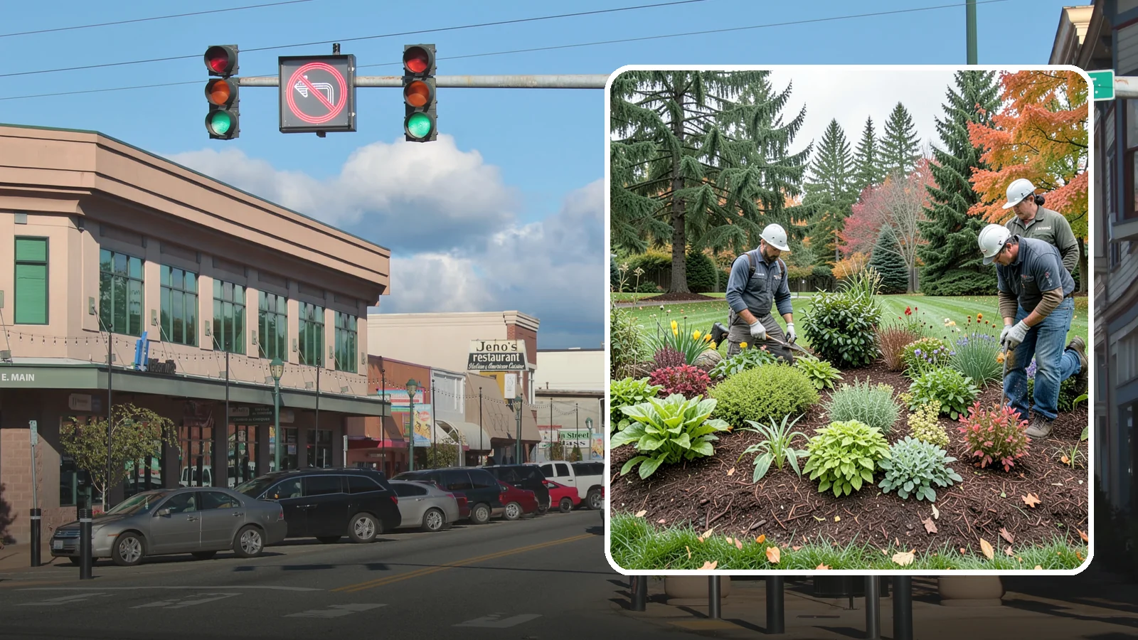 Rain Garden Installation in Monroe, Snohomish County, WA - Beautiful rain gardens that capture and filter stormwater runoff while adding habitat and color.