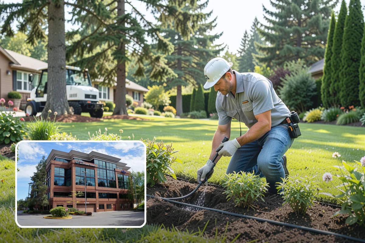 Rain Garden Installation in Mountlake Terrace, Snohomish County, WA - Captures and filters stormwater