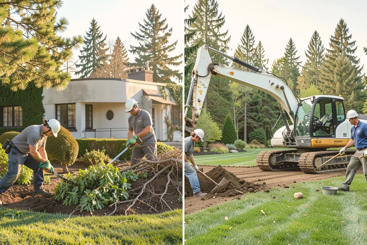 Rain Garden Installation in Newcastle, King County, WA - Assess runoff sources and site