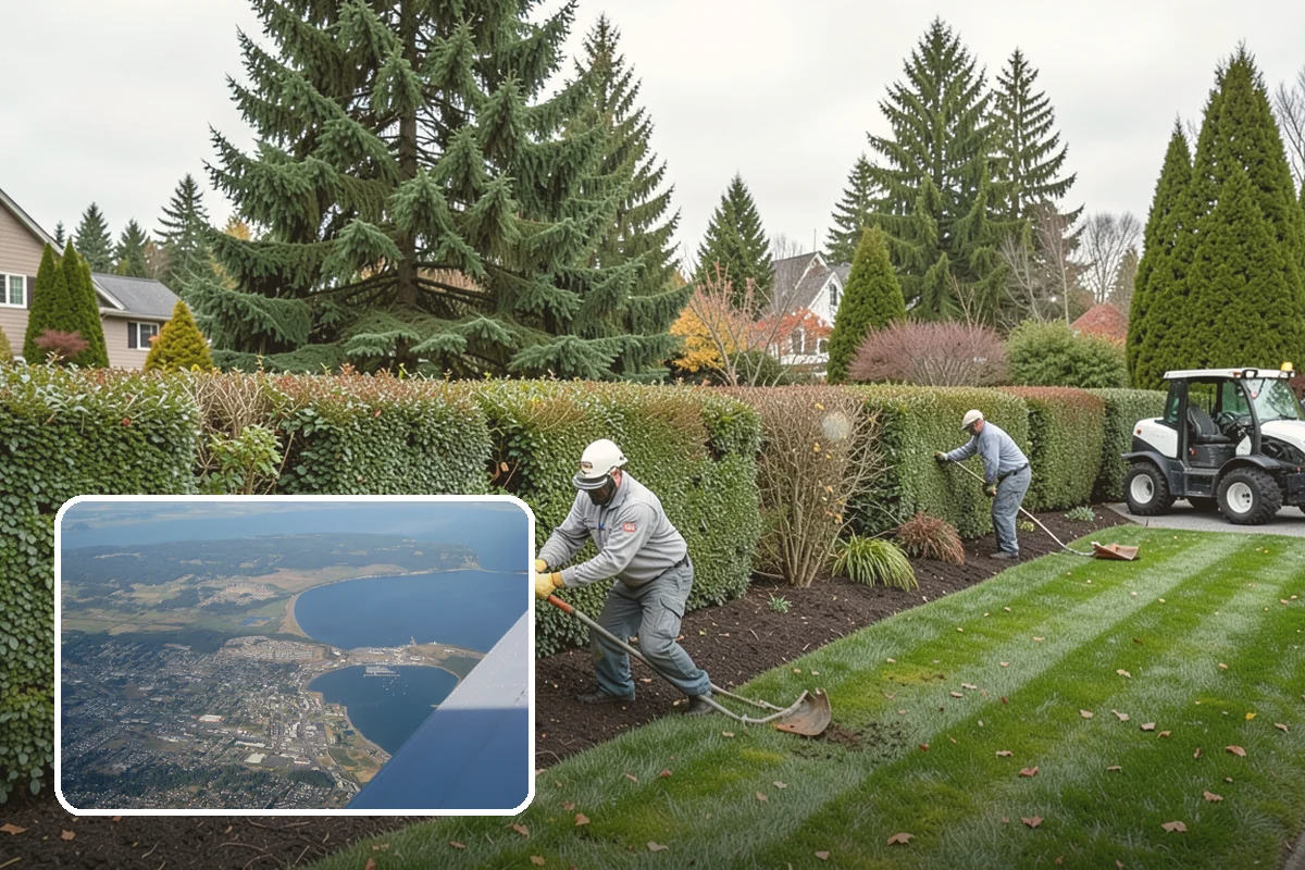 Rain Garden Installation in Oak Harbor, Island County, WA - Captures and filters stormwater