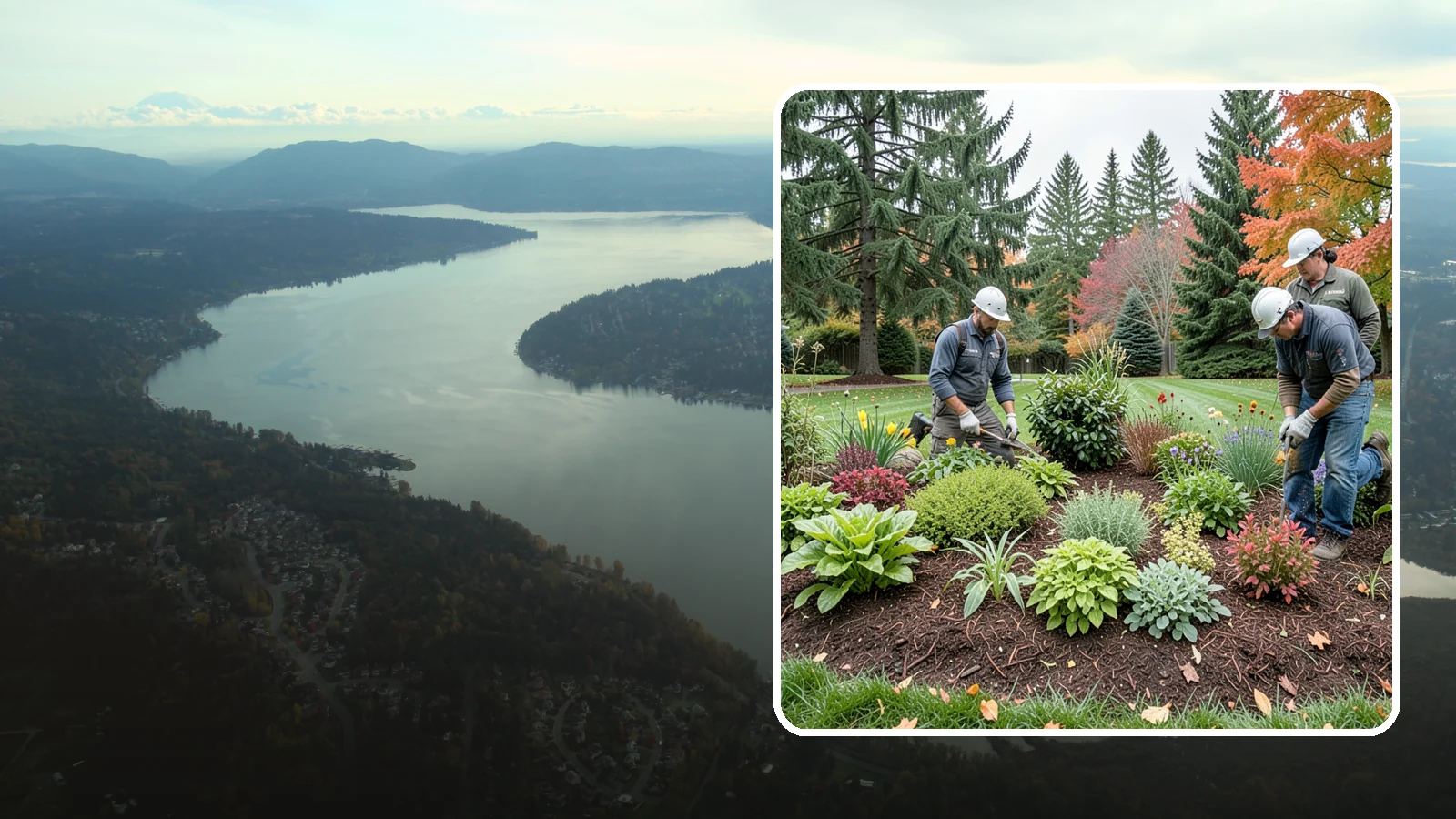 Rain Garden Installation in Sammamish, King County, WA - Beautiful rain gardens that capture and filter stormwater runoff while adding habitat and color.