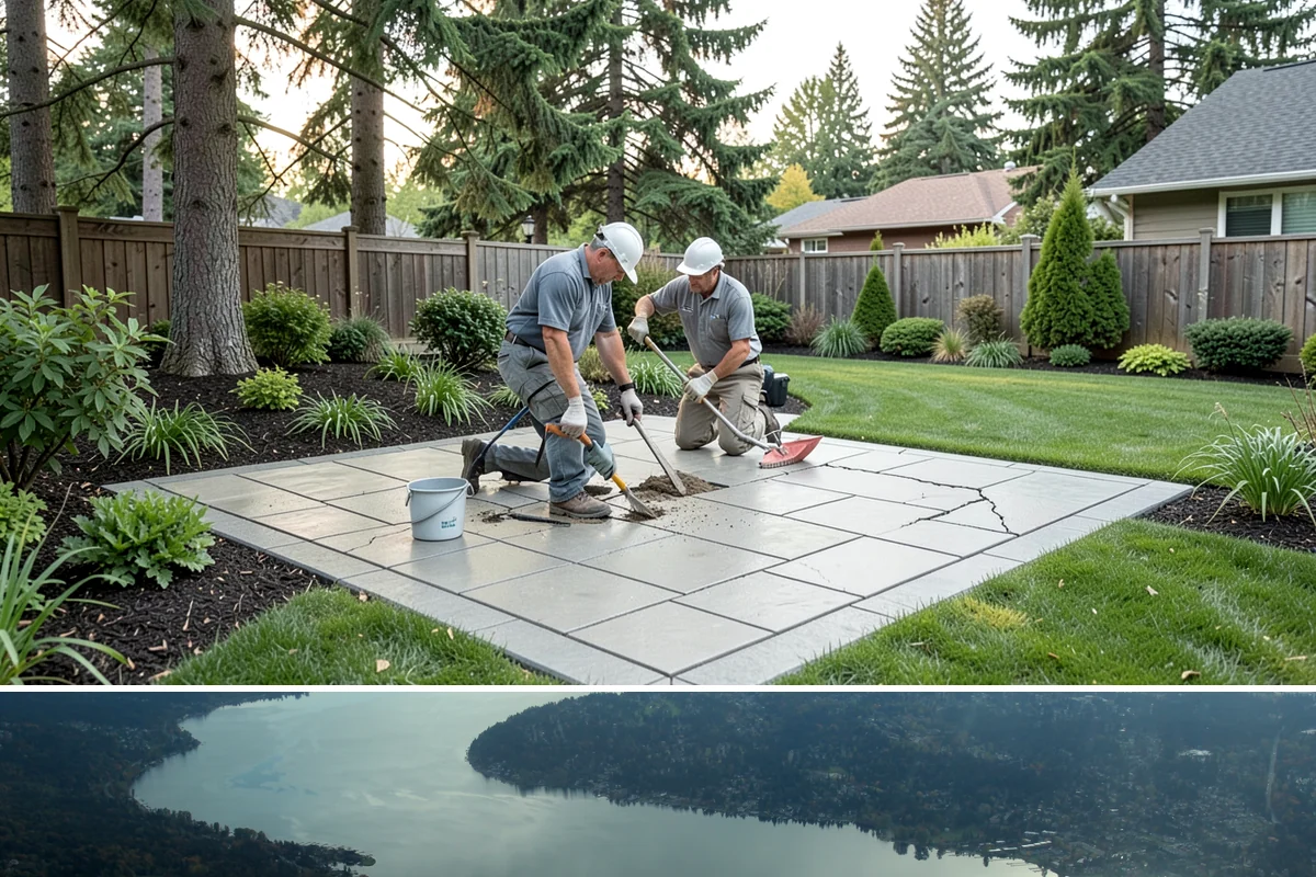 Rain Garden Installation in Sammamish, King County, WA - Best built and planted spring or fall.