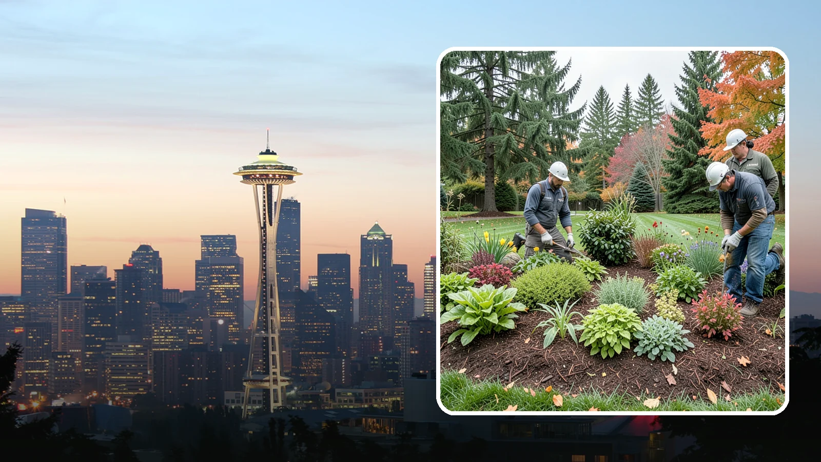 Rain Garden Installation in Seattle, King County, WA - Beautiful rain gardens that capture and filter stormwater runoff while adding habitat and color.