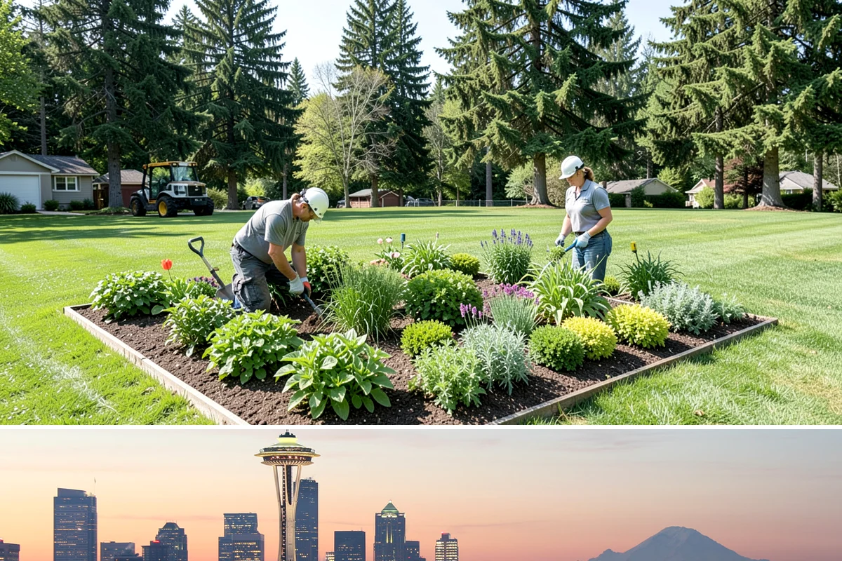 Rain Garden Installation in Seattle, King County, WA - Best built and planted spring or fall.