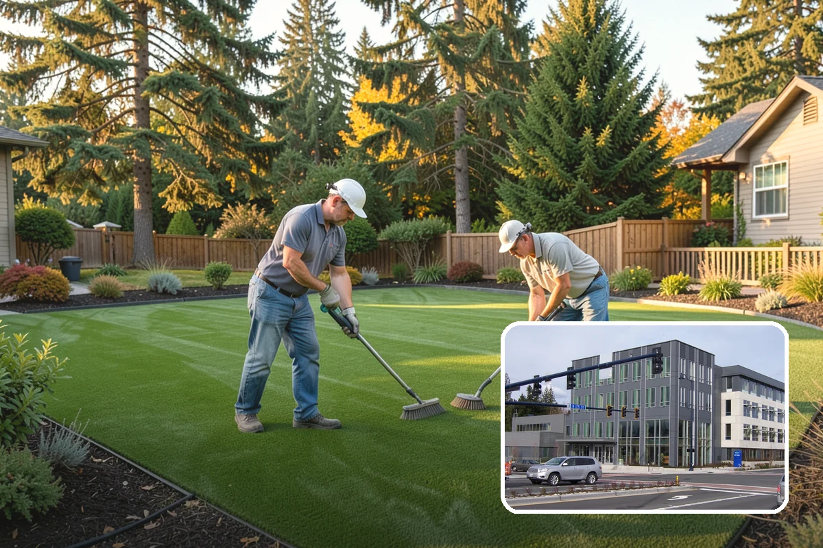 Rain Garden Installation in Shoreline, King County, WA - Captures and filters stormwater