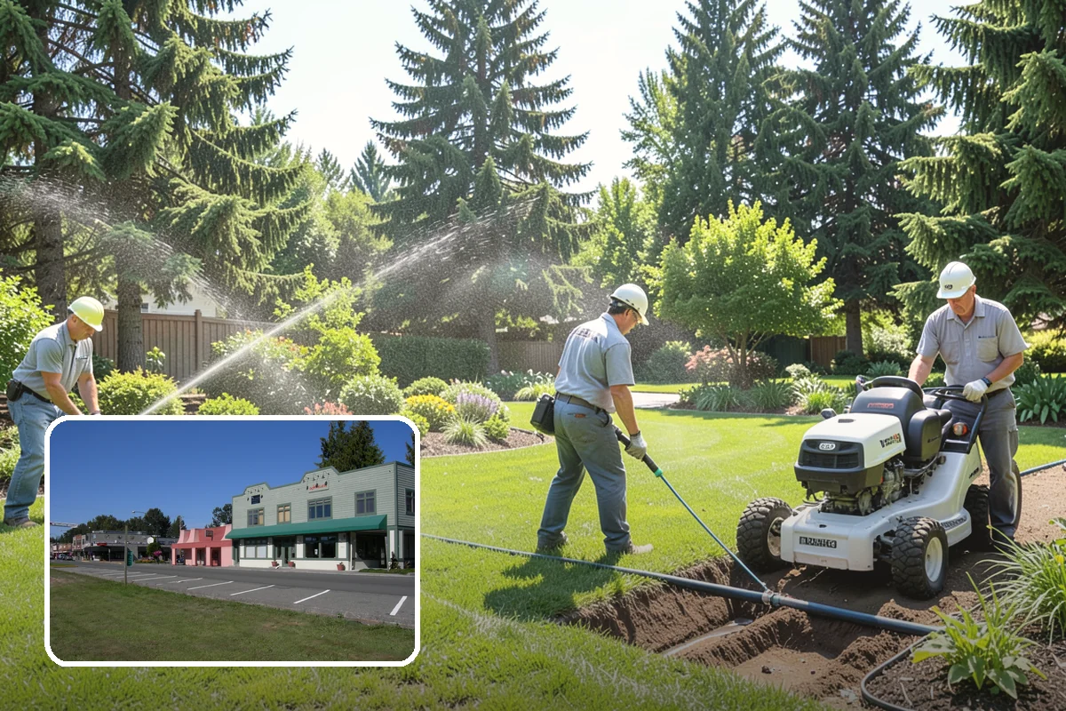 Rain Garden Installation in Snoqualmie, King County, WA - Captures and filters stormwater