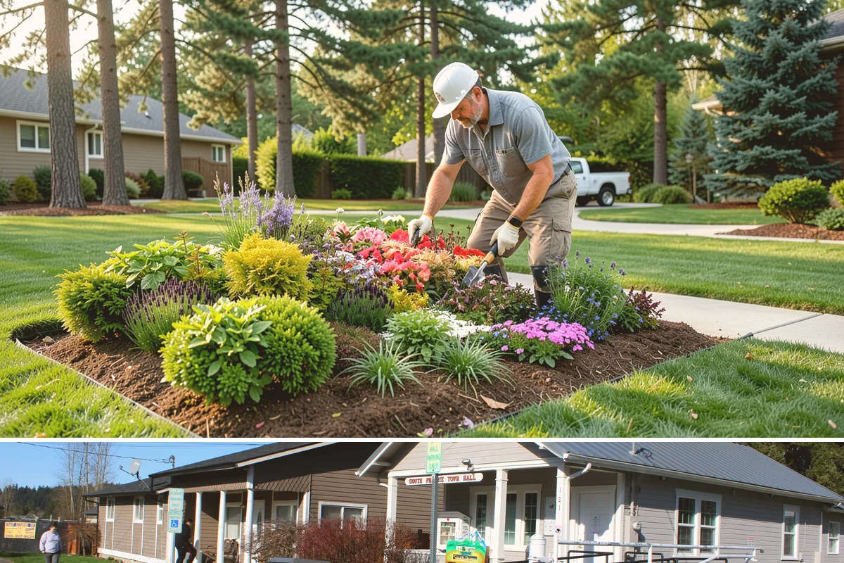 Rain Garden Installation in South Prairie, Pierce County, WA - Best built and planted spring or fall.