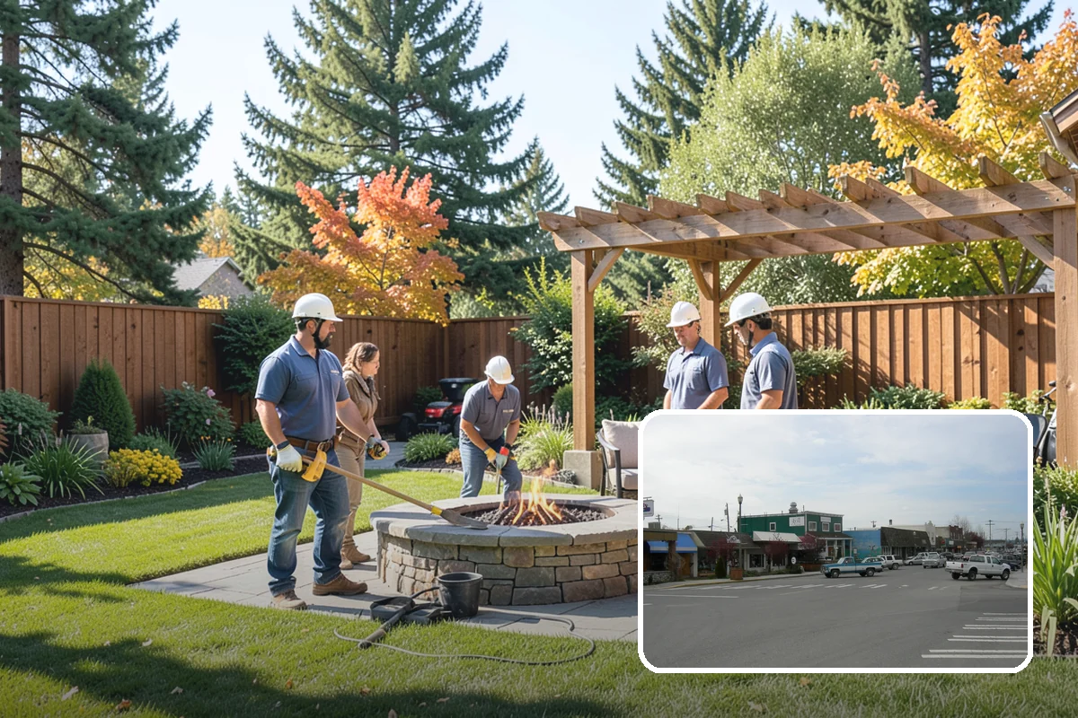 Rain Garden Installation in Stanwood, Snohomish County, WA - Captures and filters stormwater