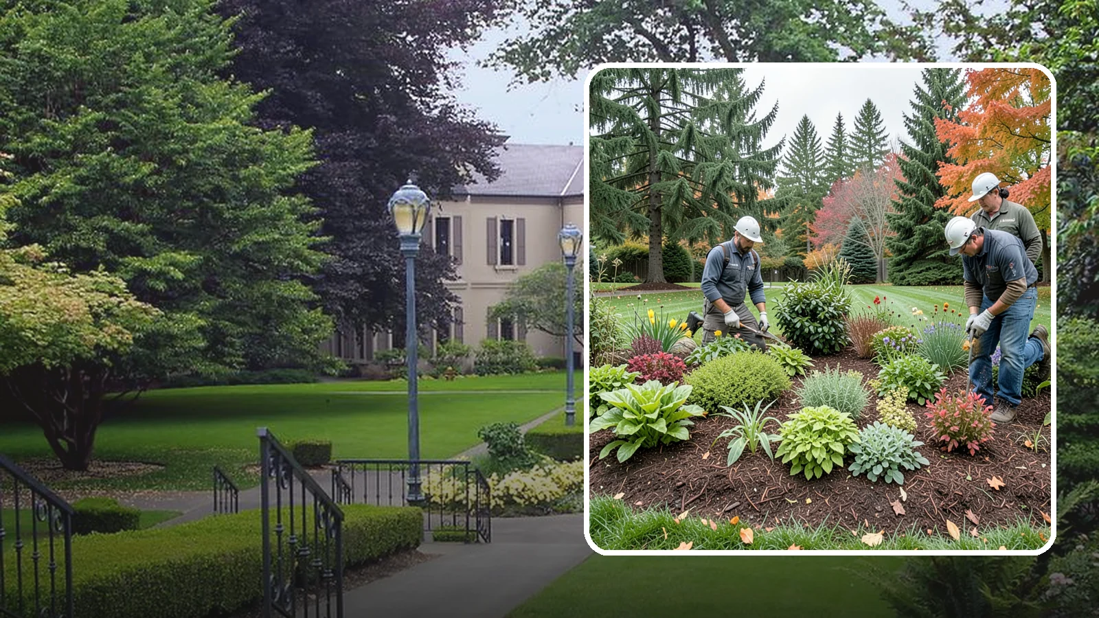 Rain Garden Installation in Woodinville, King County, WA - Beautiful rain gardens that capture and filter stormwater runoff while adding habitat and color.