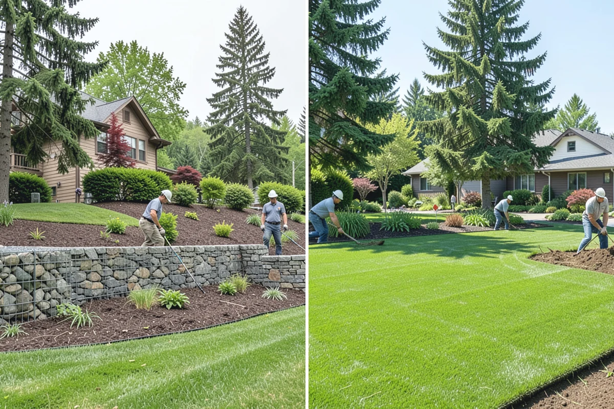 Rain Garden Installation in Woodinville, King County, WA - Assess runoff sources and site