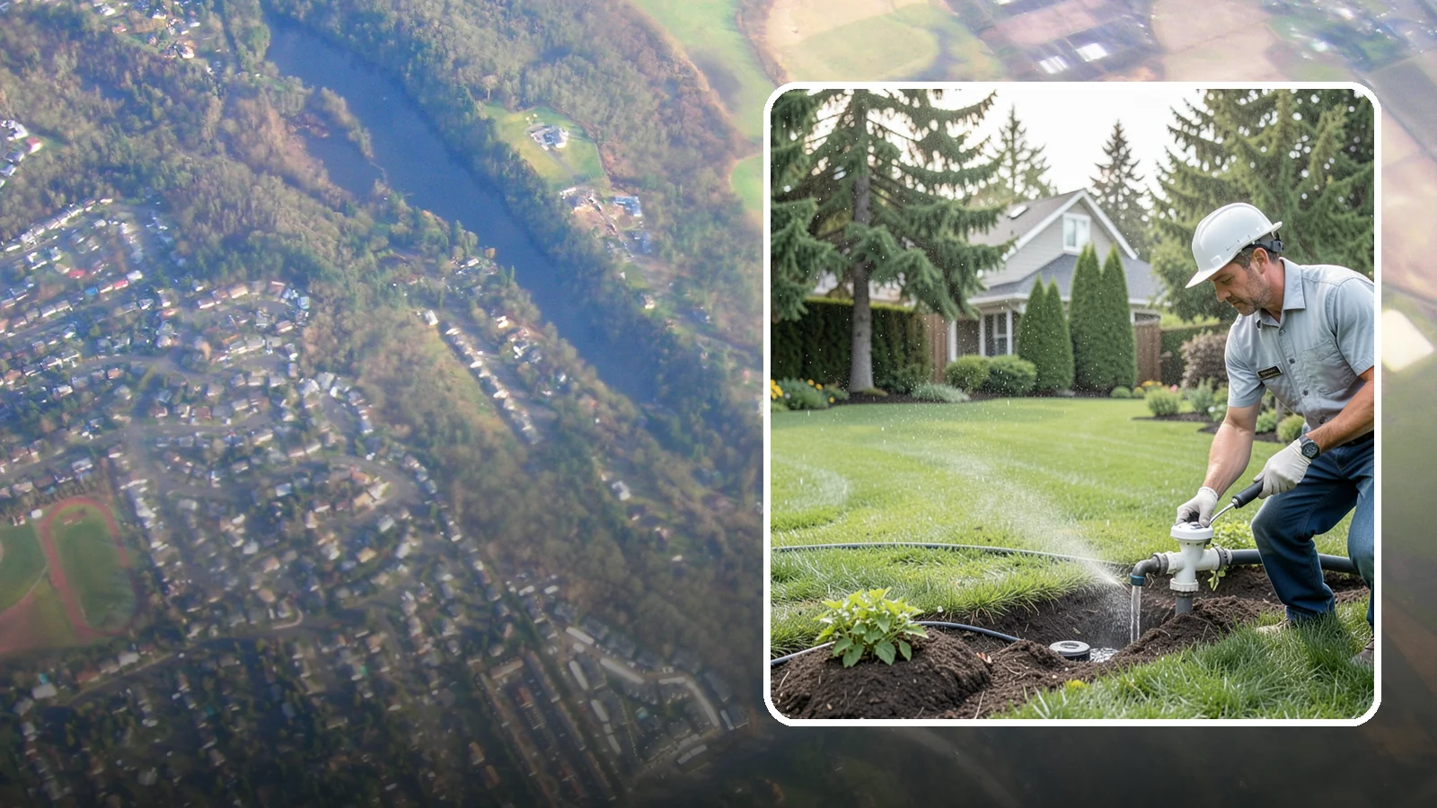 Rain Sensor Installation in Algona, King County, WA - We install rain sensors that automatically pause your sprinklers during Western Washington's frequent rainfall, cutting waste and...