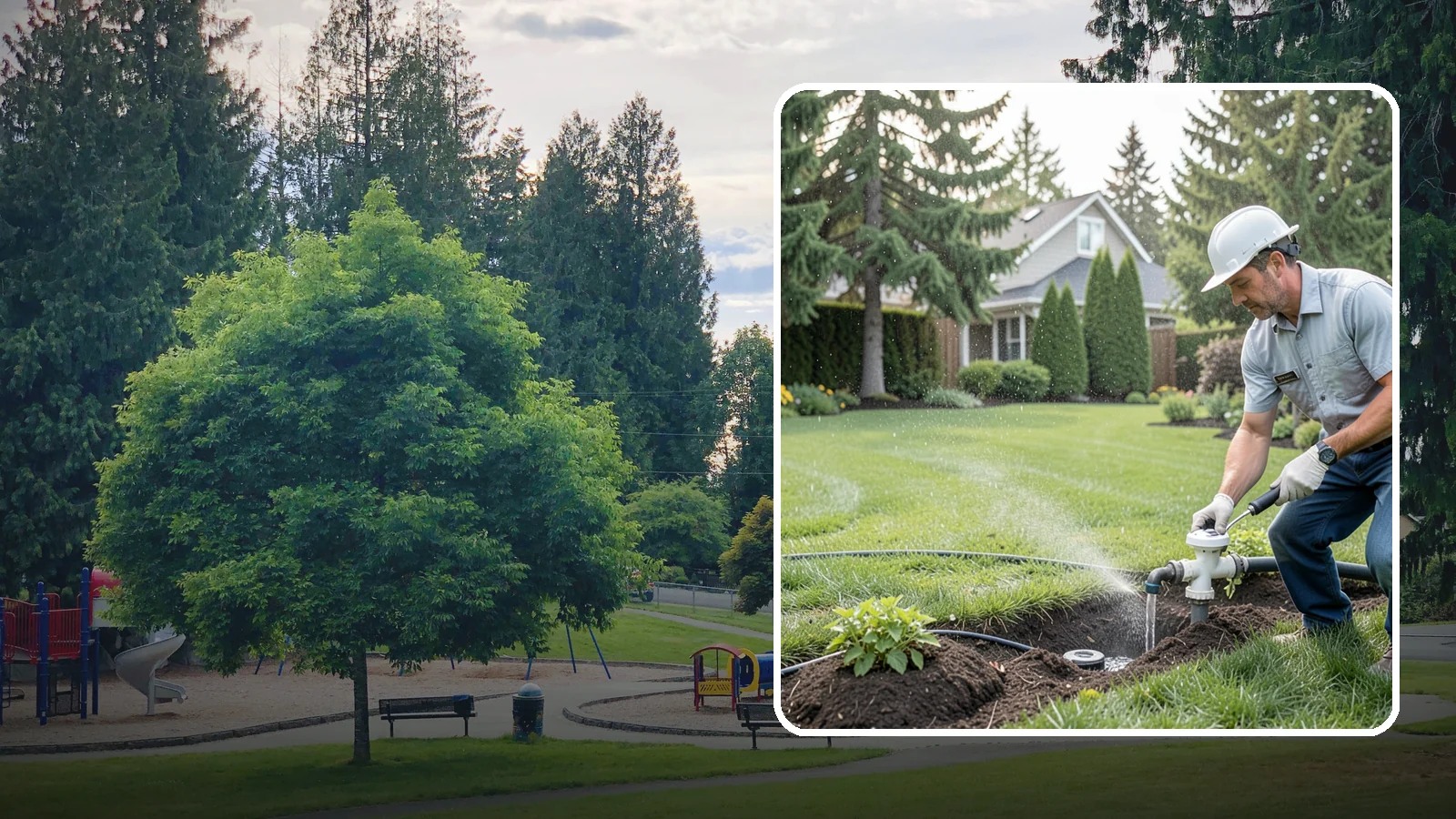 Rain Sensor Installation in Bonney Lake, Pierce County, WA - We install rain sensors that automatically pause your sprinklers during Western Washington's frequent rainfall, cutting waste and...