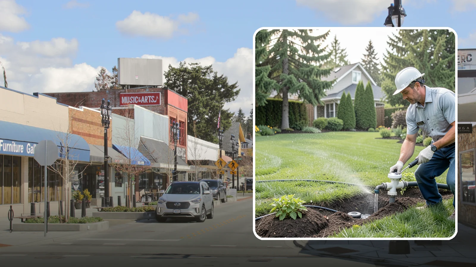 Rain Sensor Installation in Bothell, King County, WA - We install rain sensors that automatically pause your sprinklers during Western Washington's frequent rainfall, cutting waste and...