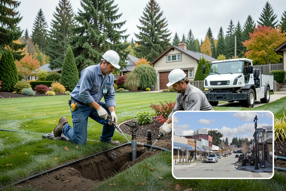 Rain Sensor Installation in Bothell, King County, WA - Eliminates watering during frequent PNW rain
