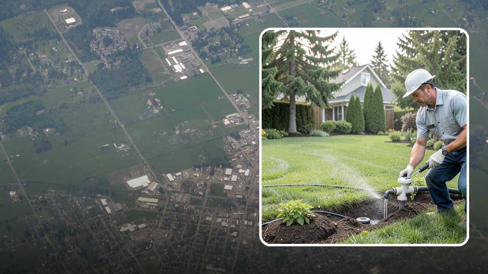 Rain Sensor Installation in Enumclaw, King County, WA - We install rain sensors that automatically pause your sprinklers during Western Washington's frequent rainfall, cutting waste and...
