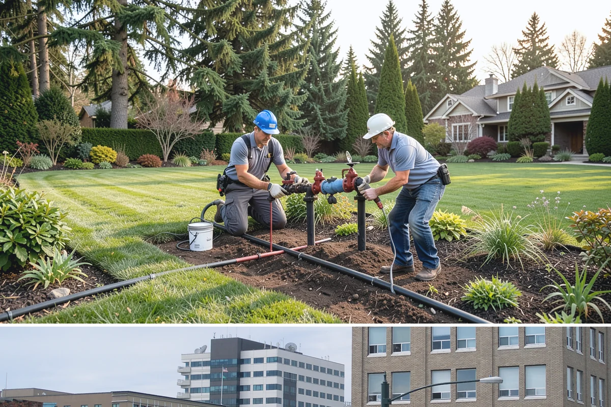 Rain Sensor Installation in Everett, Snohomish County, WA - Install in spring so the sensor is skipping cycles through the wet season and ready for summer showers.