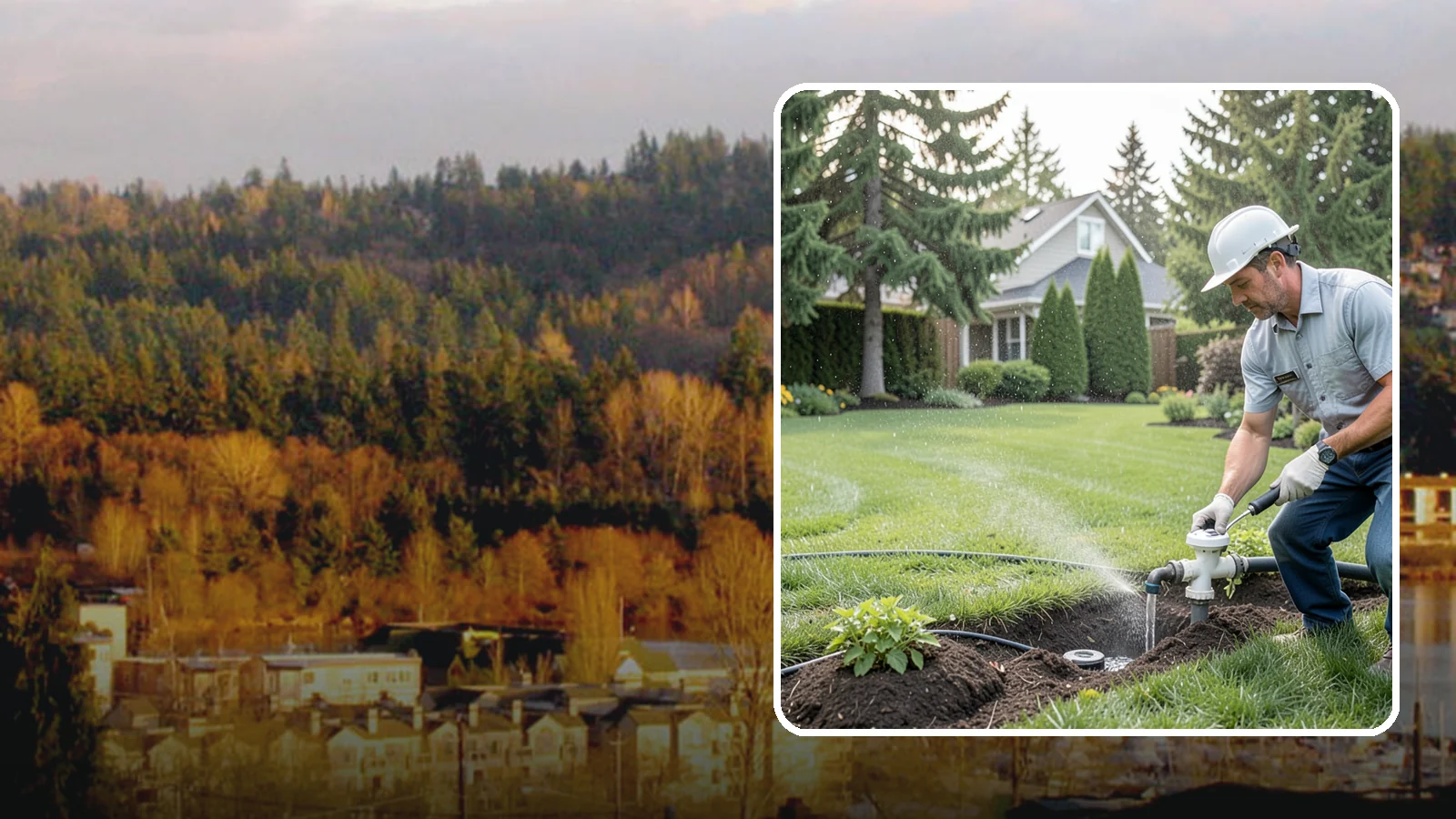 Rain Sensor Installation in Kenmore, King County, WA - We install rain sensors that automatically pause your sprinklers during Western Washington's frequent rainfall, cutting waste and...
