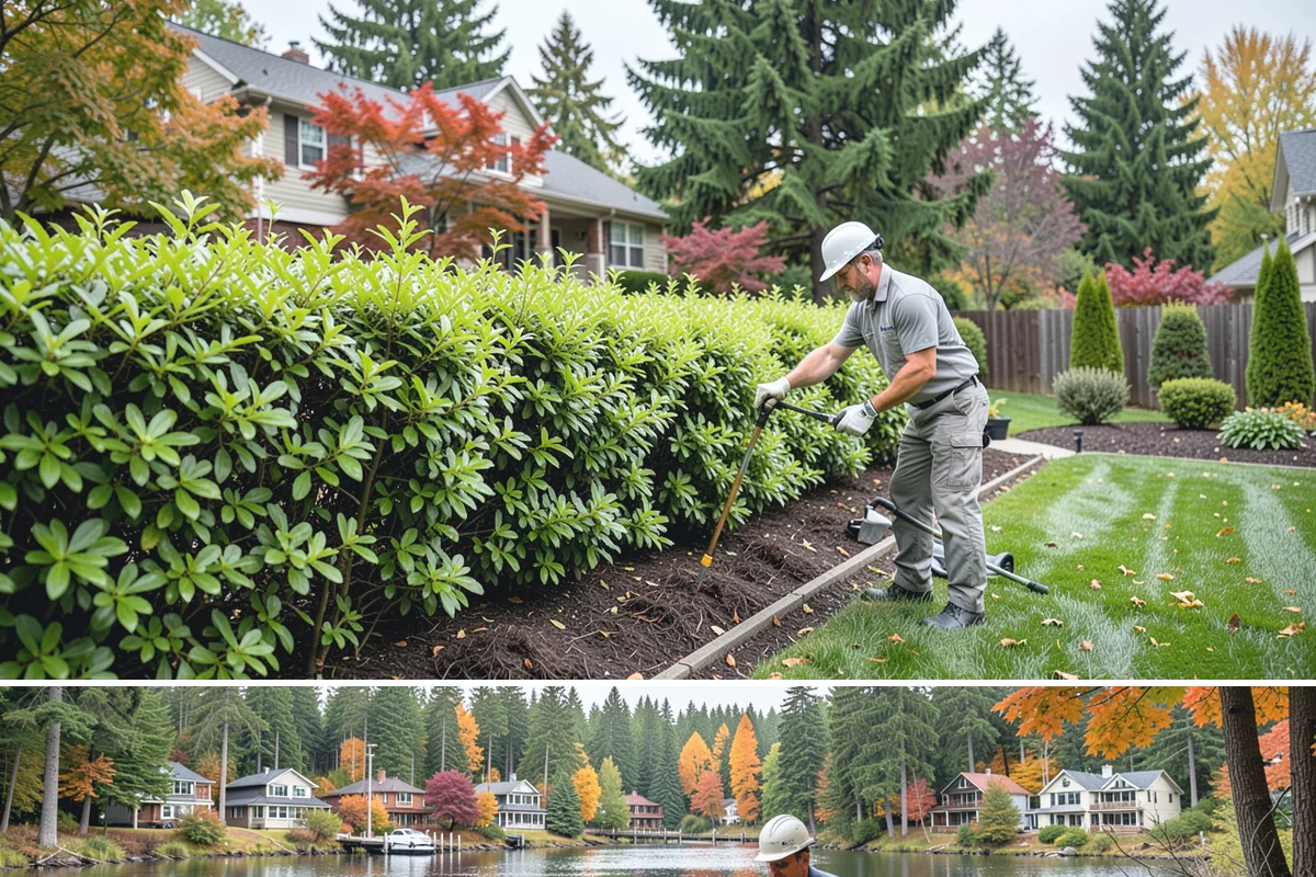 Rain Sensor Installation in La Conner, Skagit County, WA - Install in spring so the sensor is skipping cycles through the wet season and ready for summer showers.