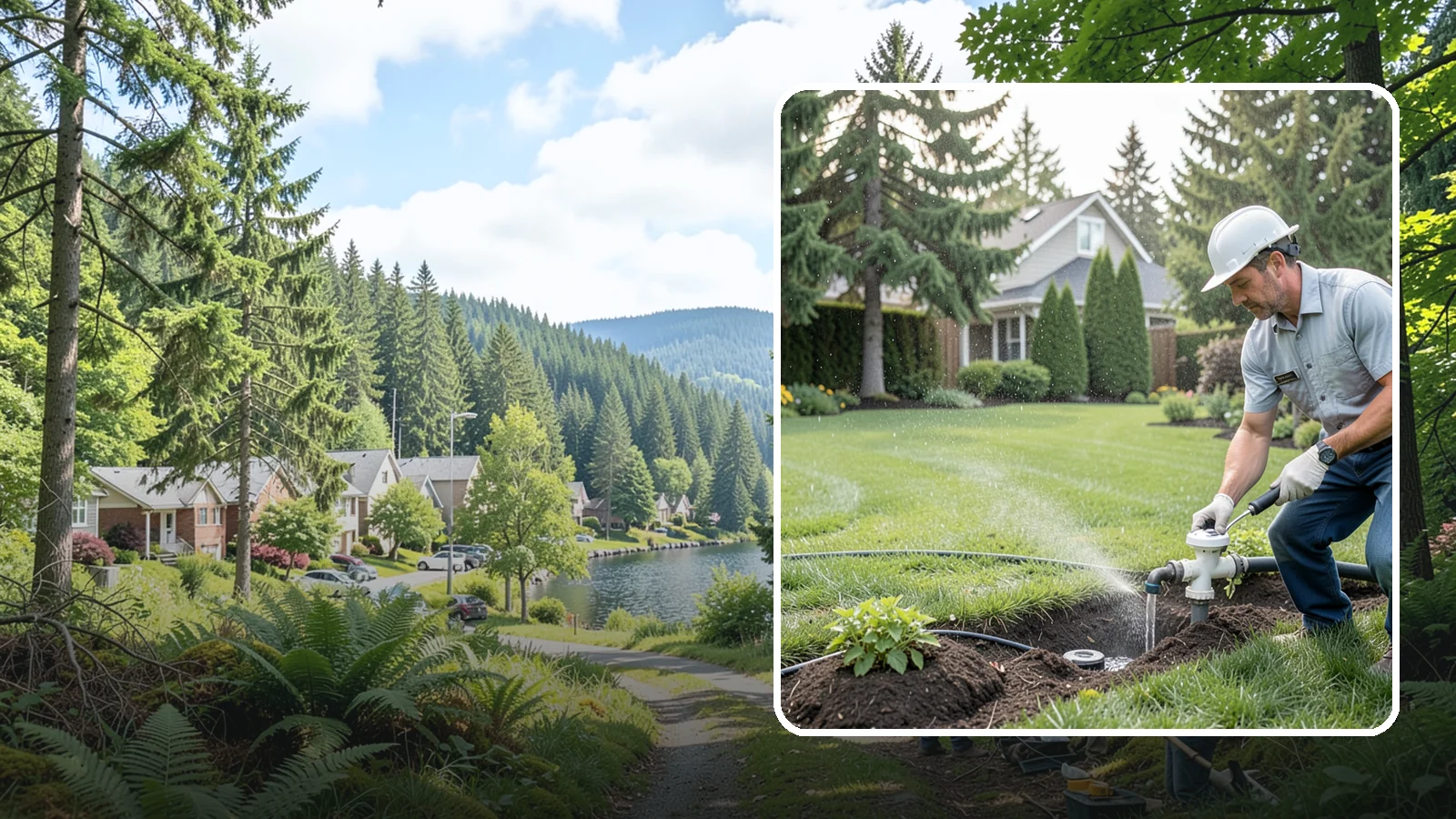 Rain Sensor Installation in Lake Forest Park, King County, WA - We install rain sensors that automatically pause your sprinklers during Western Washington's frequent rainfall, cutting waste and...
