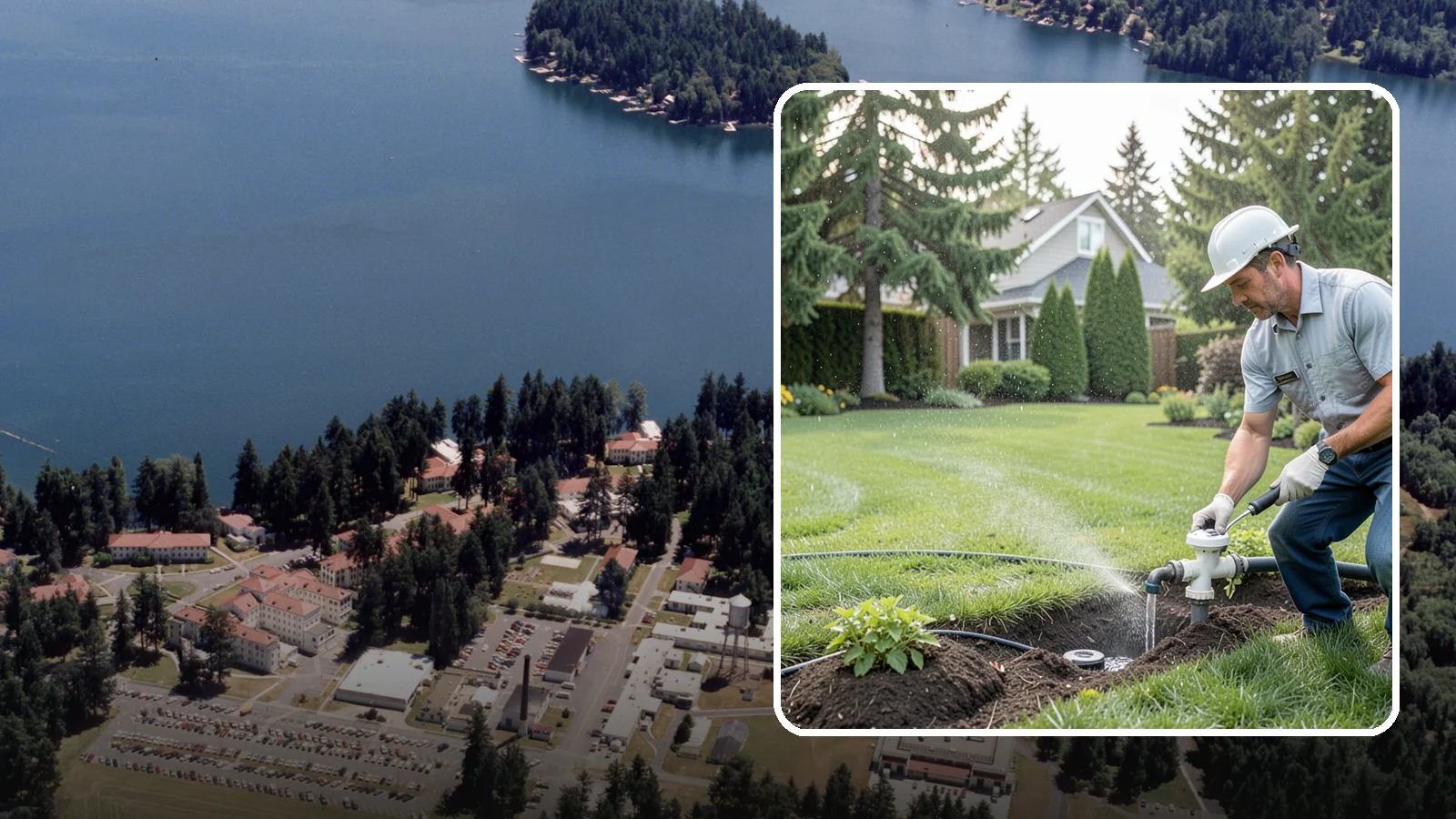 Rain Sensor Installation in Lakewood, Pierce County, WA - We install rain sensors that automatically pause your sprinklers during Western Washington's frequent rainfall, cutting waste and...