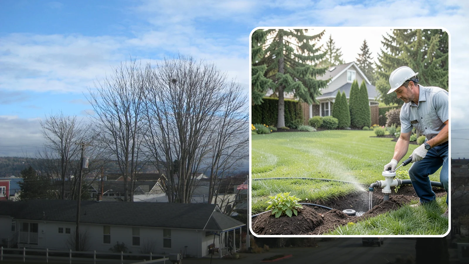 Rain Sensor Installation in Langley, Island County, WA - We install rain sensors that automatically pause your sprinklers during Western Washington's frequent rainfall, cutting waste and...