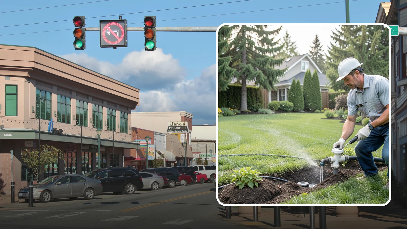 Rain Sensor Installation in Monroe, Snohomish County, WA - We install rain sensors that automatically pause your sprinklers during Western Washington's frequent rainfall, cutting waste and...