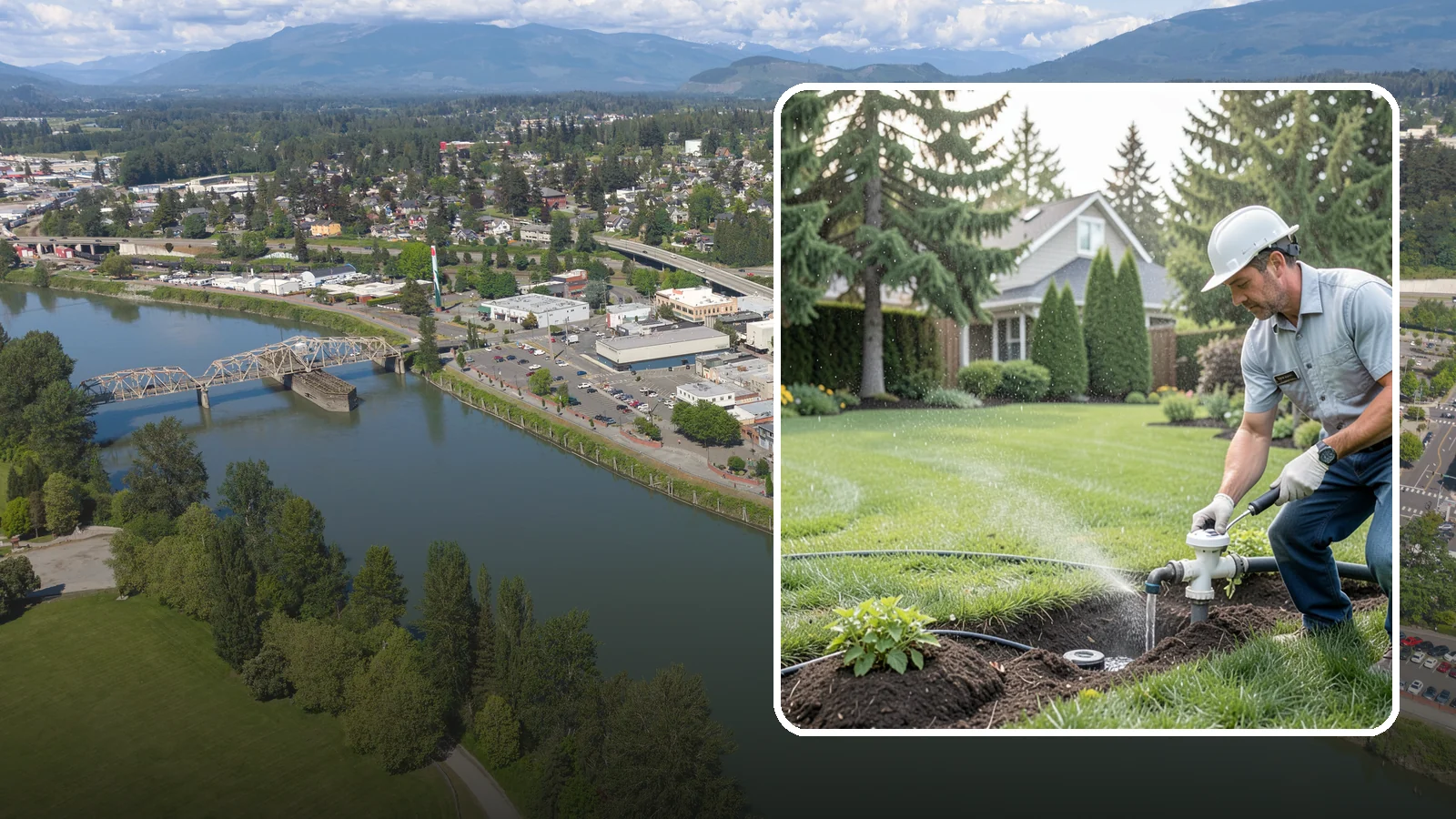 Rain Sensor Installation in Mount Vernon, Skagit County, WA - We install rain sensors that automatically pause your sprinklers during Western Washington's frequent rainfall, cutting waste and...