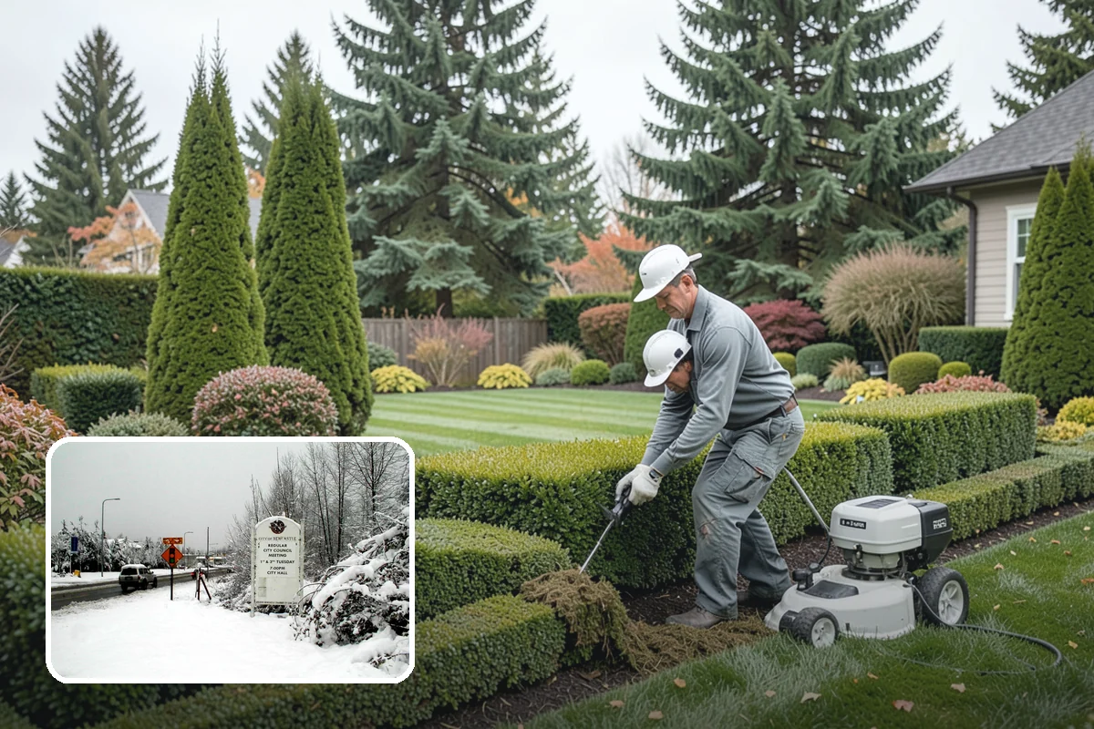 Rain Sensor Installation in Newcastle, King County, WA - Eliminates watering during frequent PNW rain