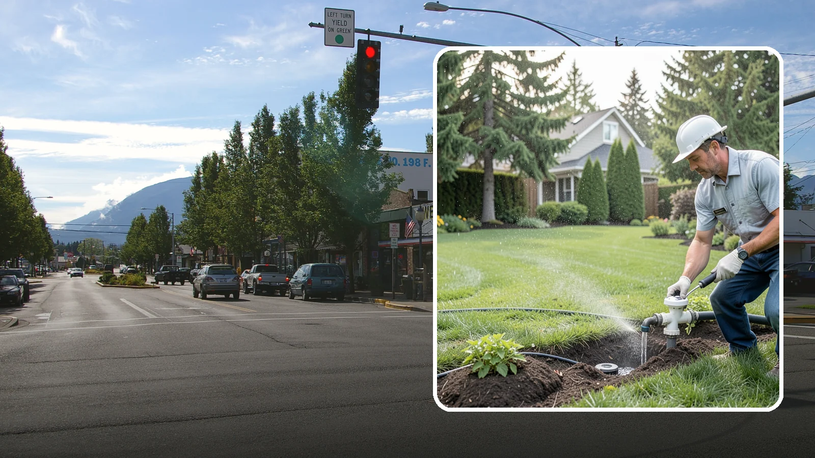 Rain Sensor Installation in North Bend, King County, WA - We install rain sensors that automatically pause your sprinklers during Western Washington's frequent rainfall, cutting waste and...