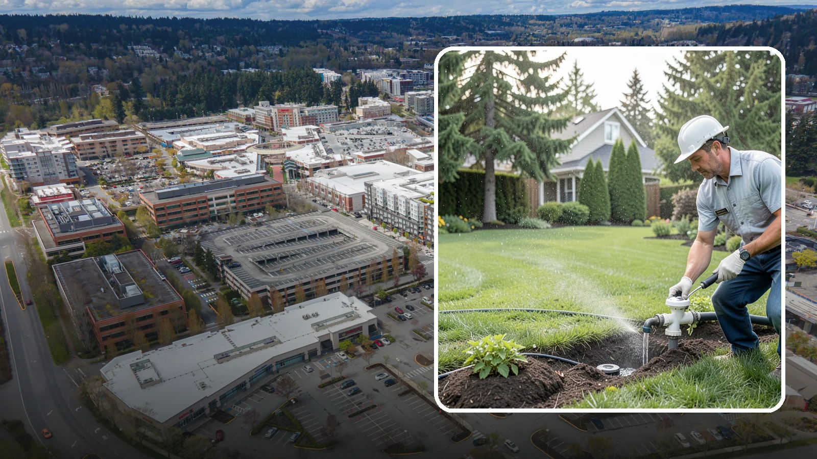 Rain Sensor Installation in Redmond, King County, WA - We install rain sensors that automatically pause your sprinklers during Western Washington's frequent rainfall, cutting waste and...