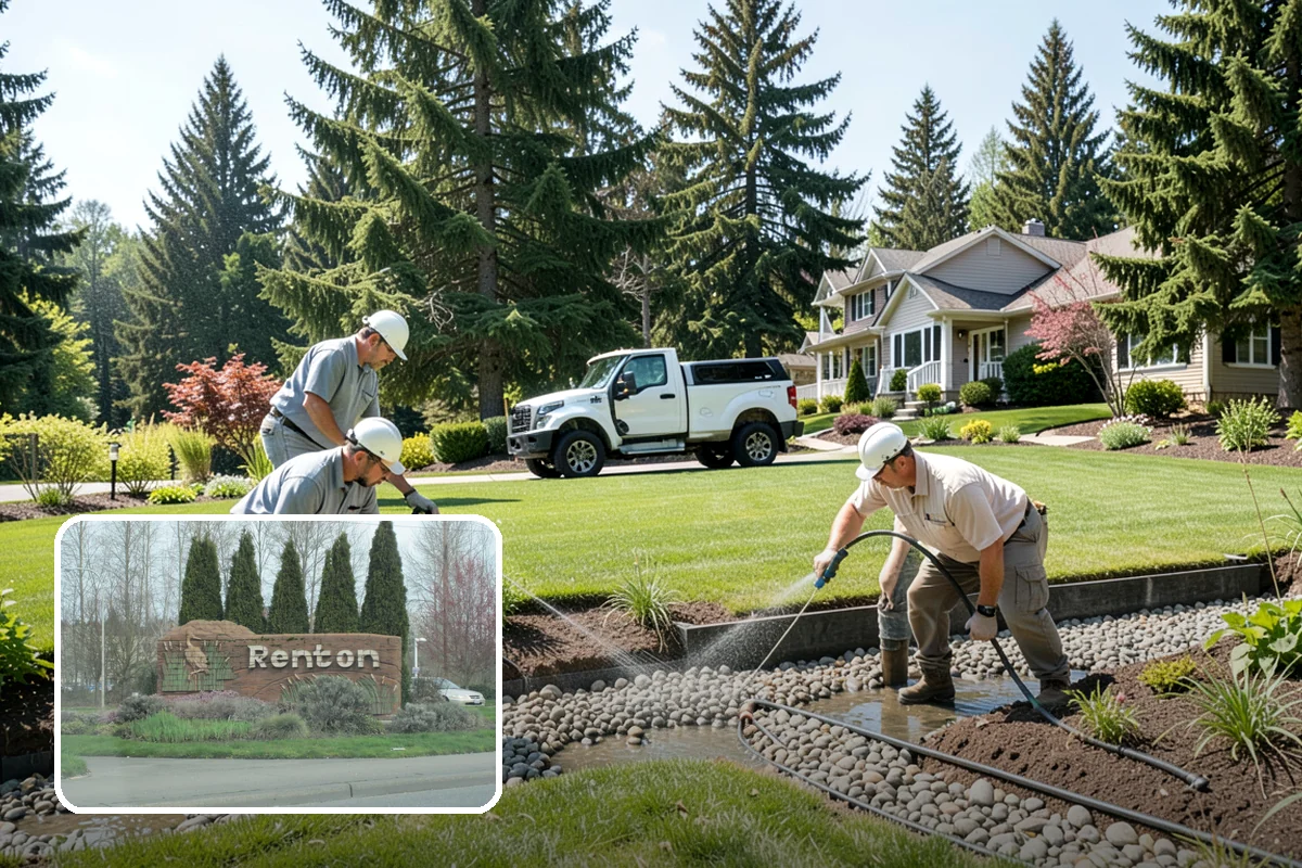 Rain Sensor Installation in Renton, King County, WA - Eliminates watering during frequent PNW rain