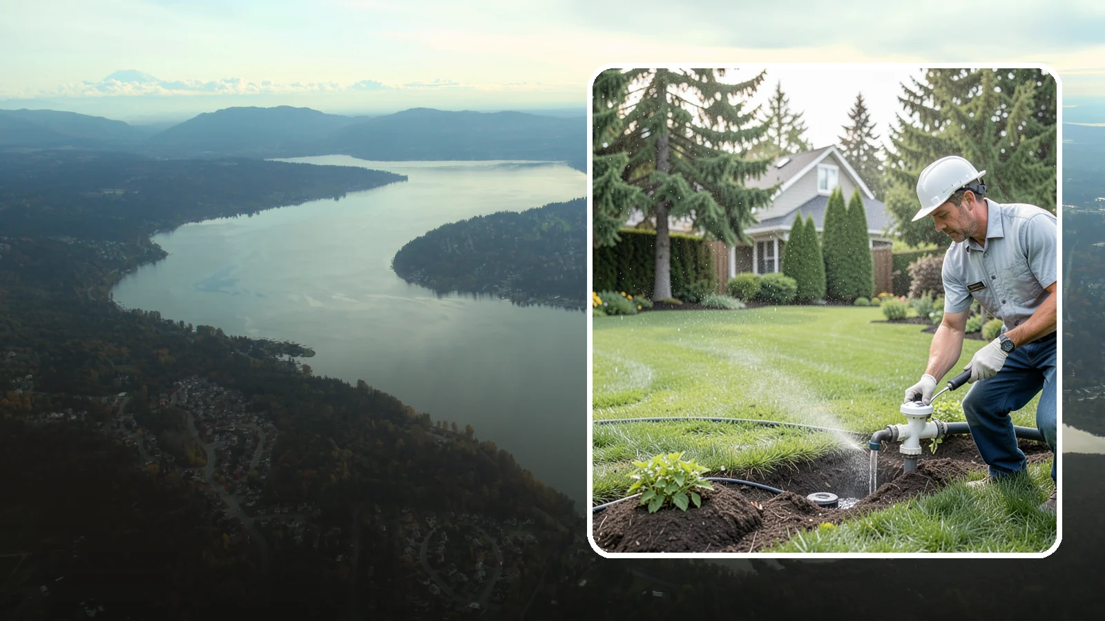 Rain Sensor Installation in Sammamish, King County, WA - We install rain sensors that automatically pause your sprinklers during Western Washington's frequent rainfall, cutting waste and...