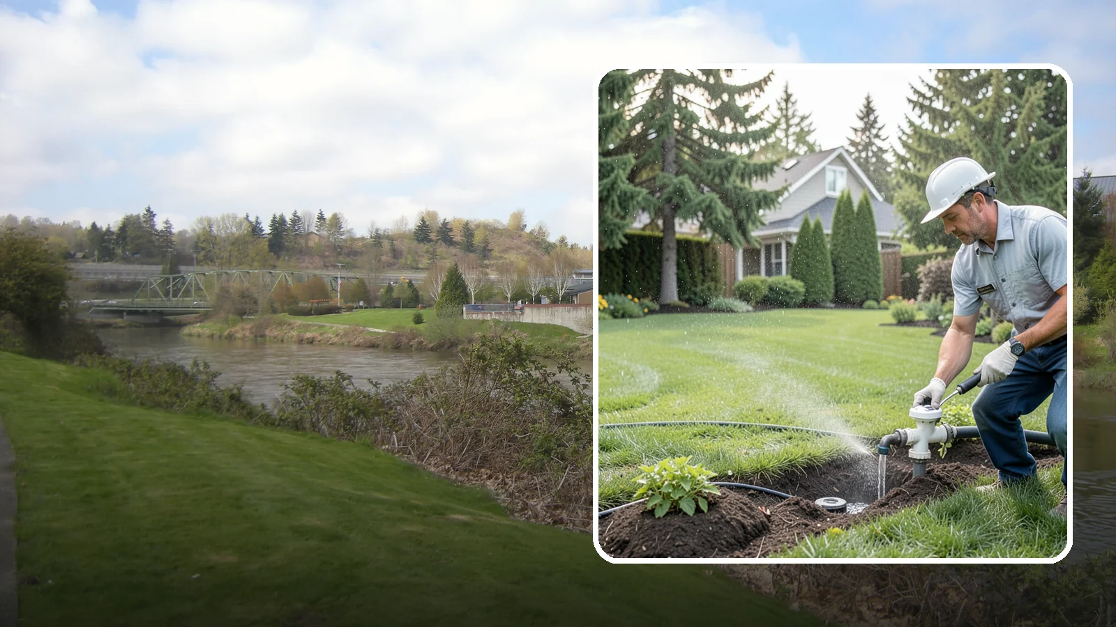 Rain Sensor Installation in Tukwila, King County, WA - We install rain sensors that automatically pause your sprinklers during Western Washington's frequent rainfall, cutting waste and...