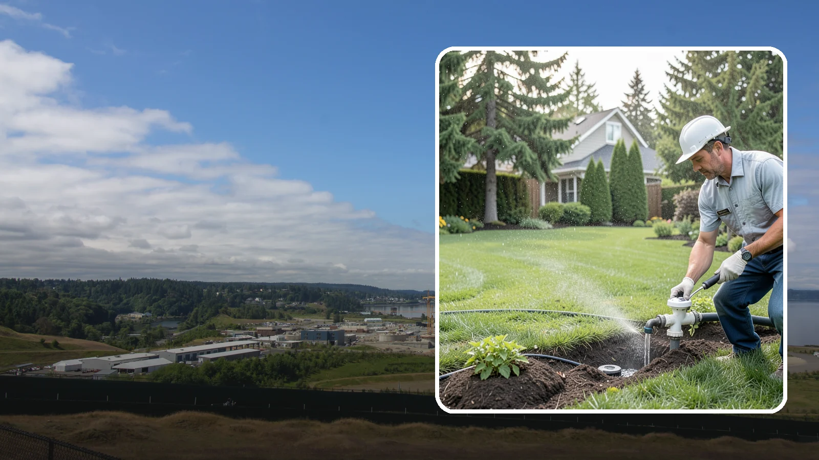 Rain Sensor Installation in University Place, Pierce County, WA - We install rain sensors that automatically pause your sprinklers during Western Washington's frequent rainfall, cutting waste and...
