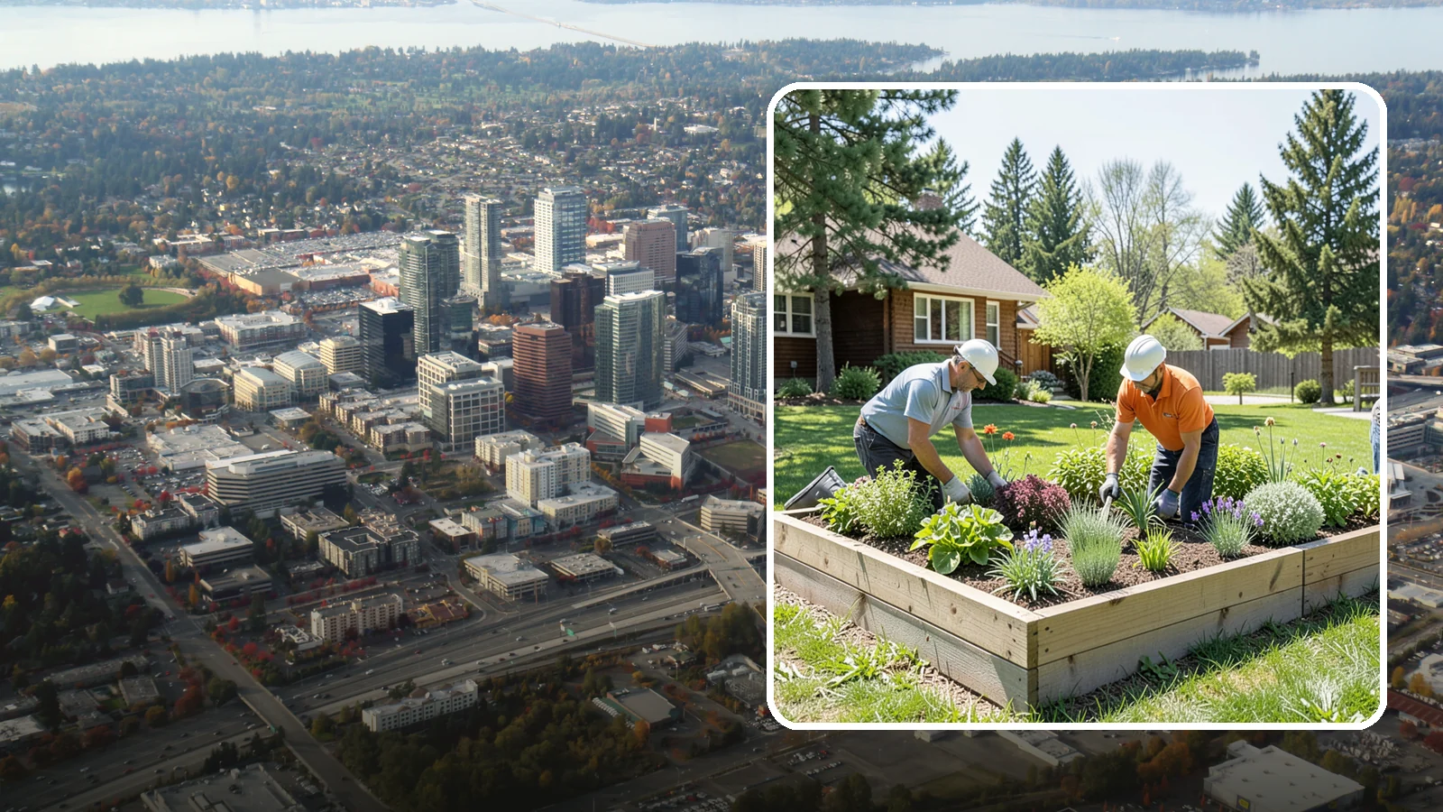 Raised Garden Bed Construction in Bellevue, King County, WA - Custom-built raised beds that improve drainage, soil quality, and accessibility for easy growing.