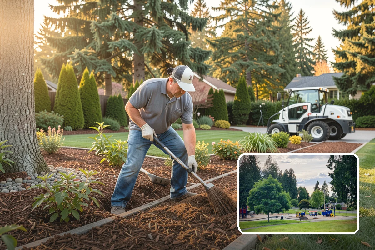 Raised Garden Bed Construction in Bonney Lake, Pierce County, WA - Better drainage and earlier-warming soil