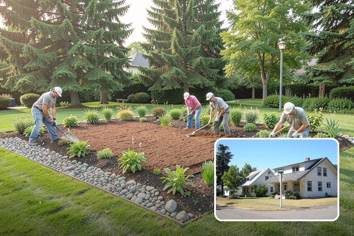 Raised Garden Bed Construction in DuPont, Pierce County, WA - Better drainage and earlier-warming soil