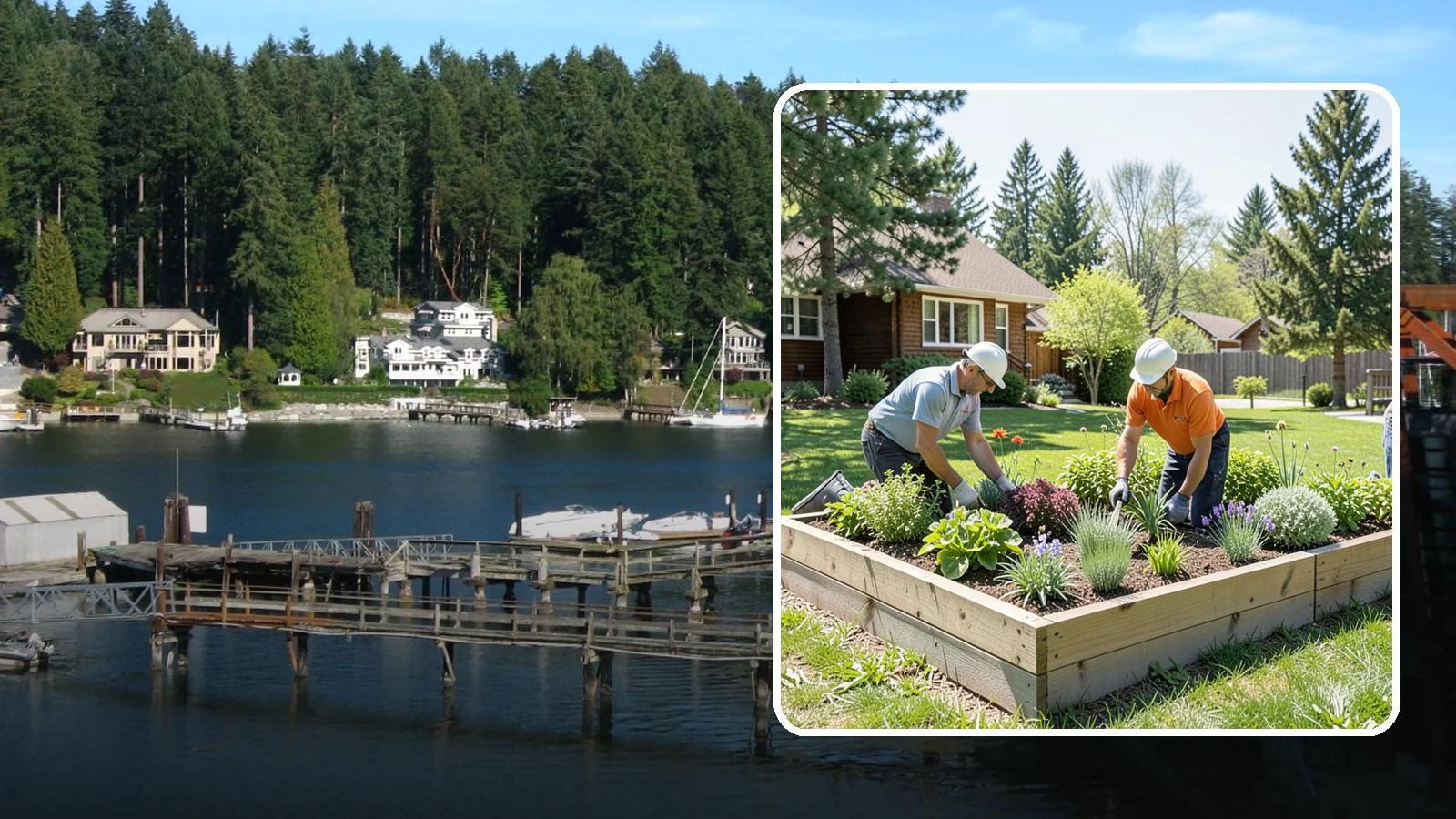 Raised Garden Bed Construction in Gig Harbor, Pierce County, WA - Custom-built raised beds that improve drainage, soil quality, and accessibility for easy growing.