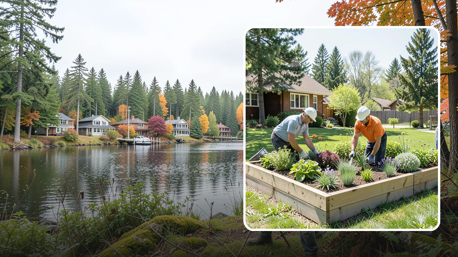 Raised Garden Bed Construction in La Conner, Skagit County, WA - Custom-built raised beds that improve drainage, soil quality, and accessibility for easy growing.