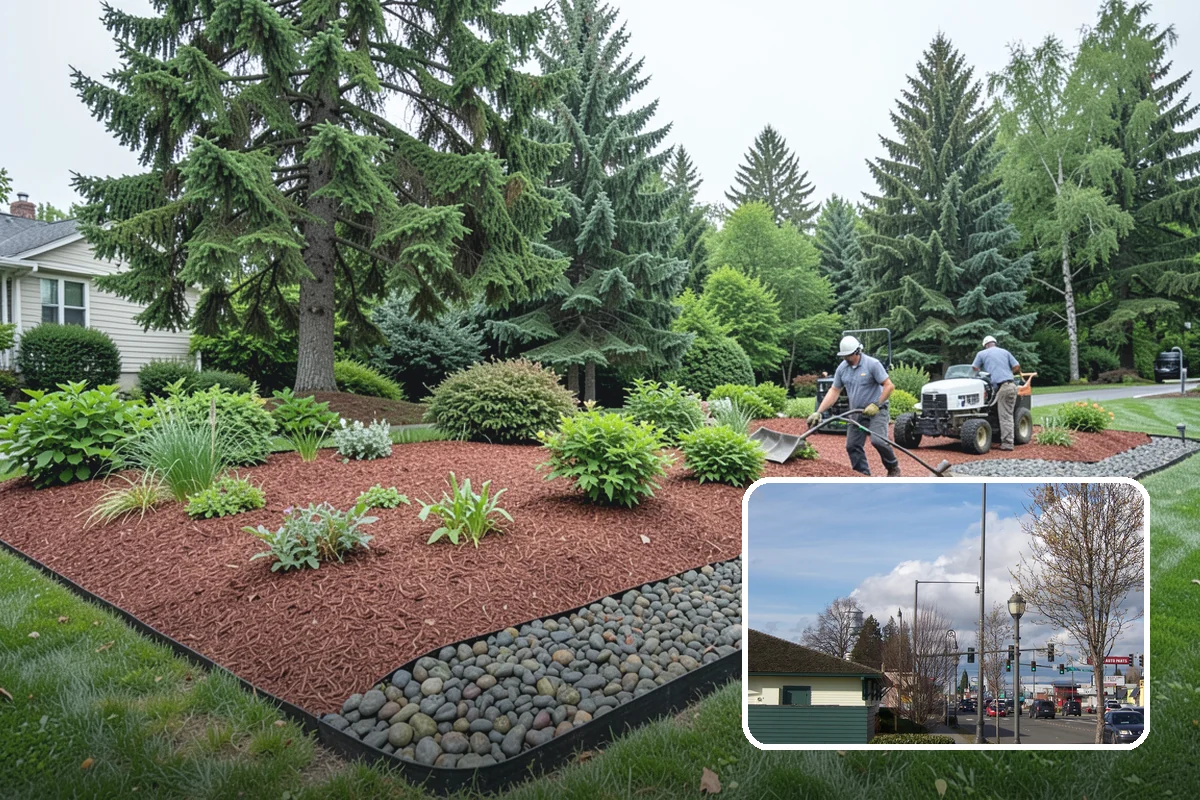 Raised Garden Bed Construction in Marysville, Snohomish County, WA - Better drainage and earlier-warming soil