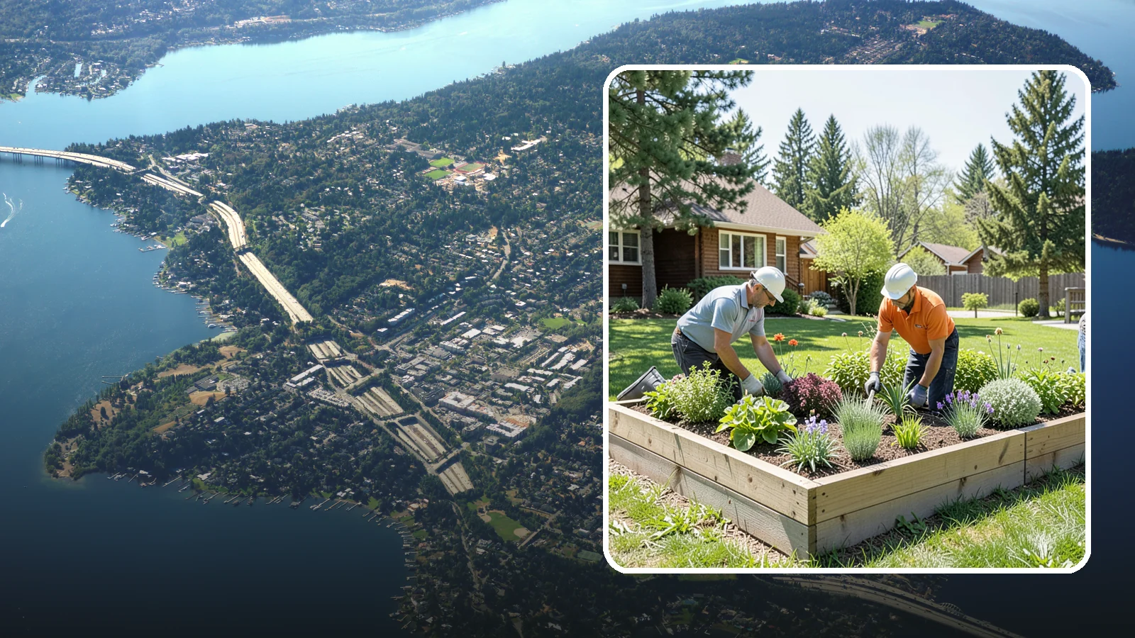 Raised Garden Bed Construction in Mercer Island, King County, WA - Custom-built raised beds that improve drainage, soil quality, and accessibility for easy growing.