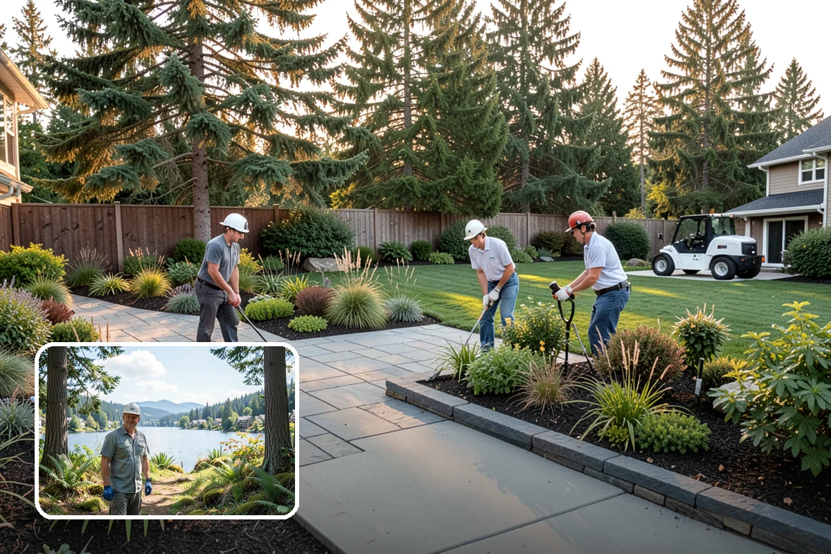 Raised Garden Bed Construction in Milton, King County, WA - Better drainage and earlier-warming soil