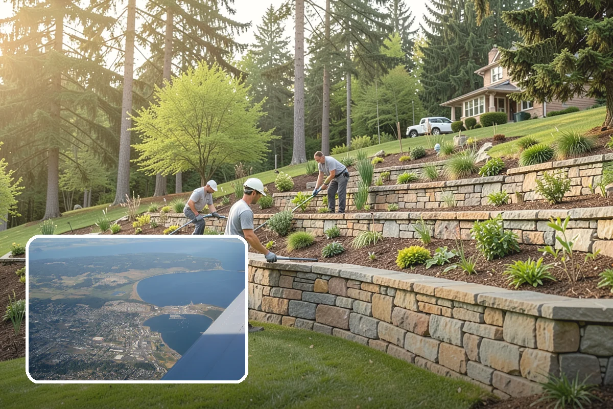 Raised Garden Bed Construction in Oak Harbor, Island County, WA - Better drainage and earlier-warming soil
