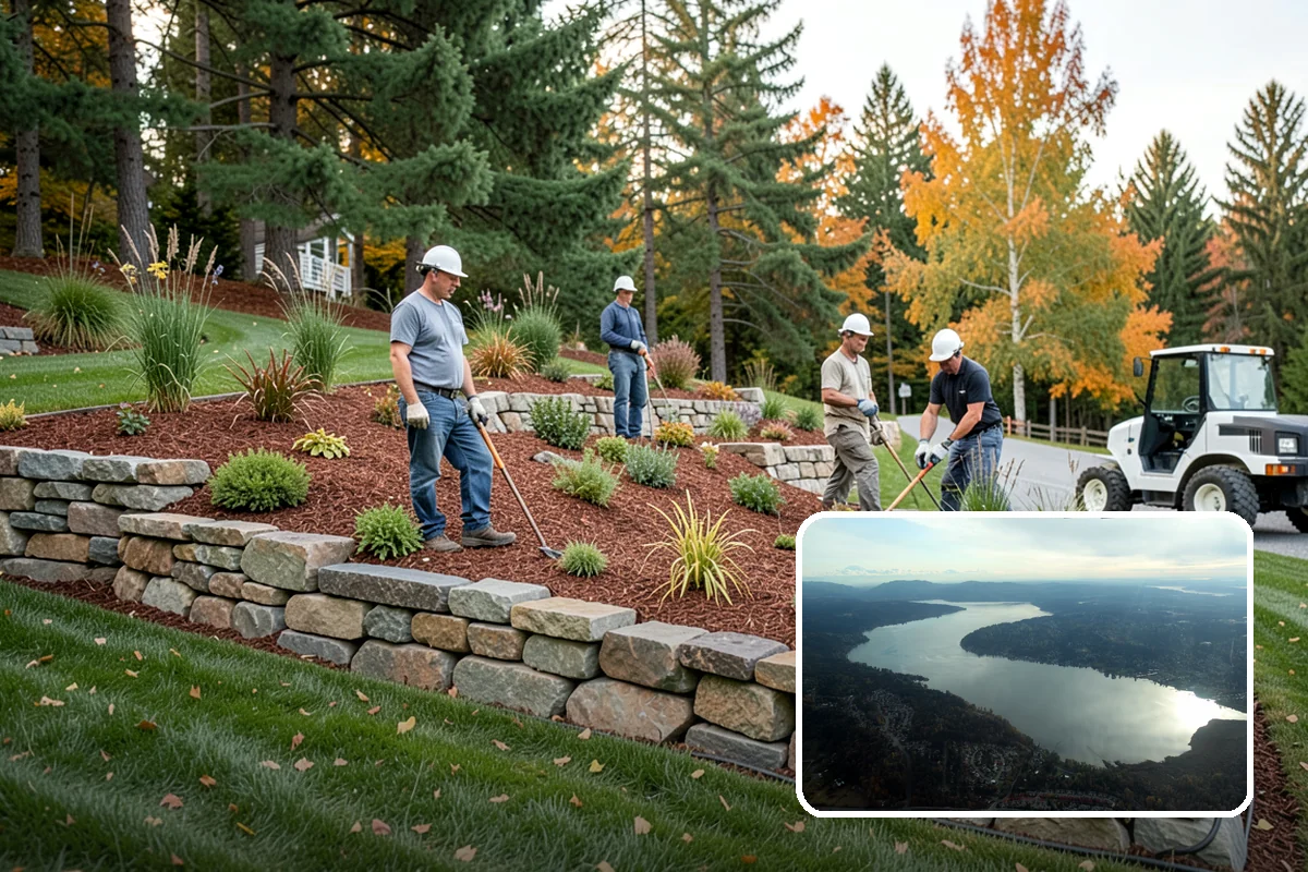 Raised Garden Bed Construction in Sammamish, King County, WA - Better drainage and earlier-warming soil