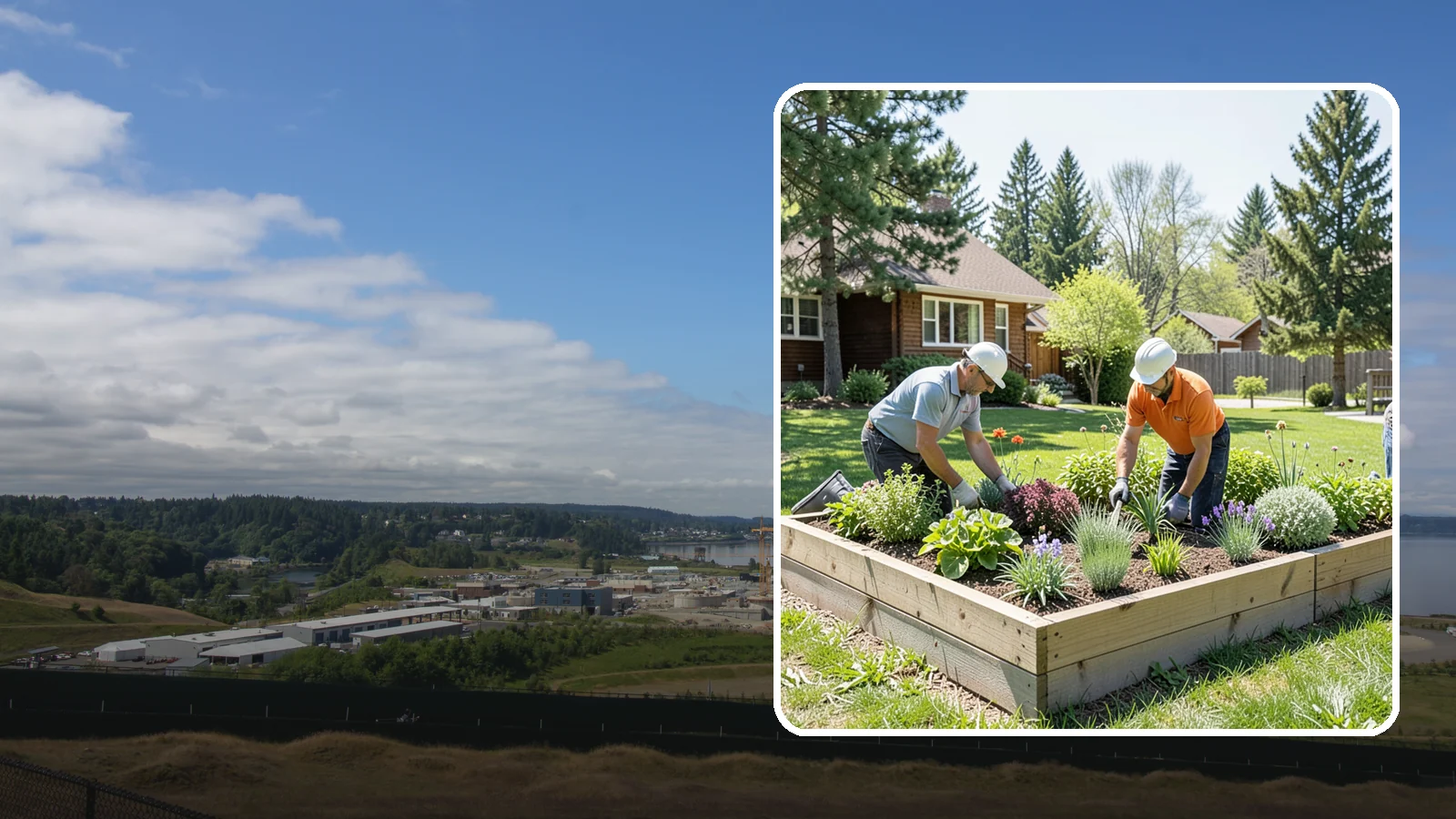 Raised Garden Bed Construction in University Place, Pierce County, WA - Custom-built raised beds that improve drainage, soil quality, and accessibility for easy growing.